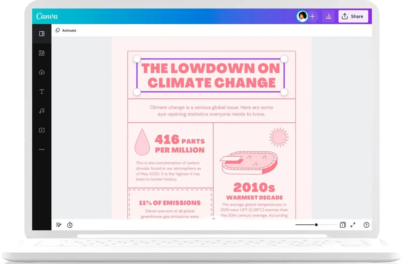 Canva PDF editor