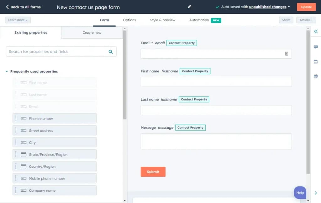 Hubspot Forms