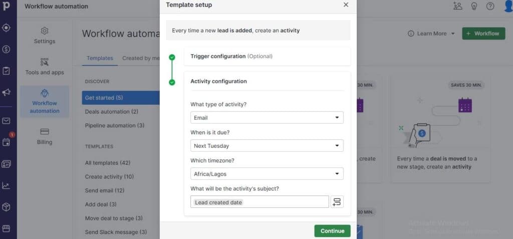 Pipedrive automation