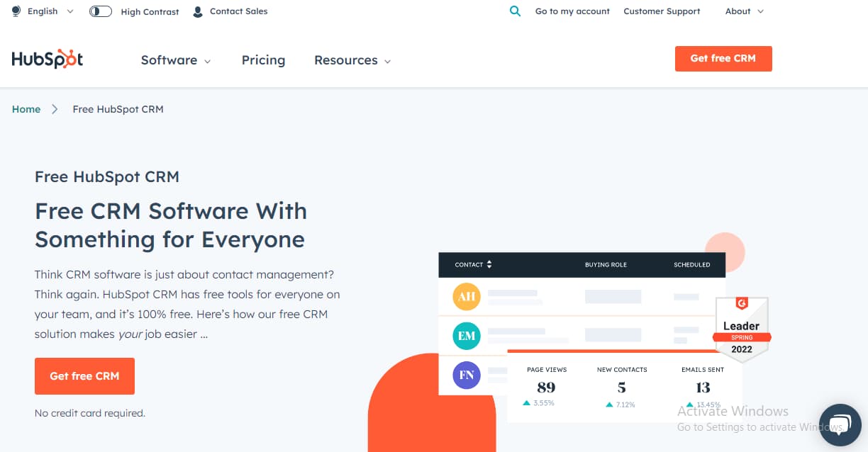 hubspot crm setup