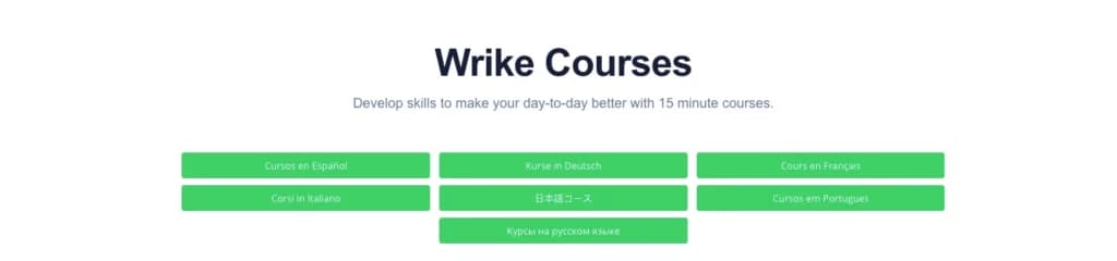 Wrike multi-language