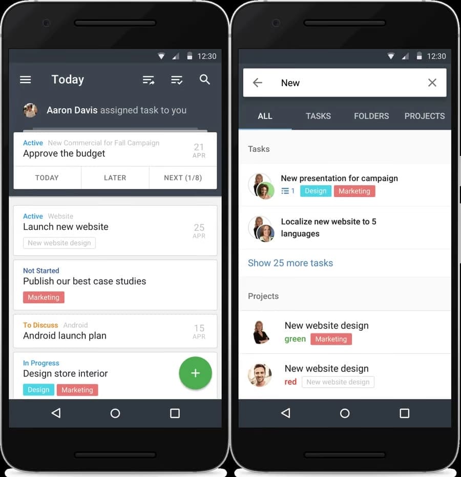Wrike mobile app