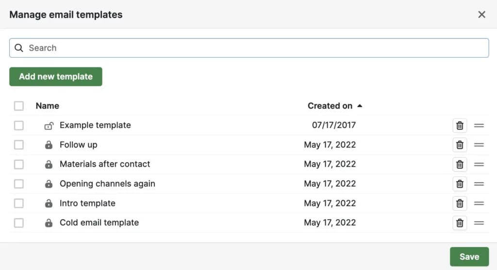 pipedrive Email Templates