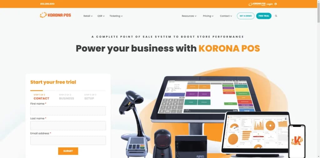 Korona Homepage
