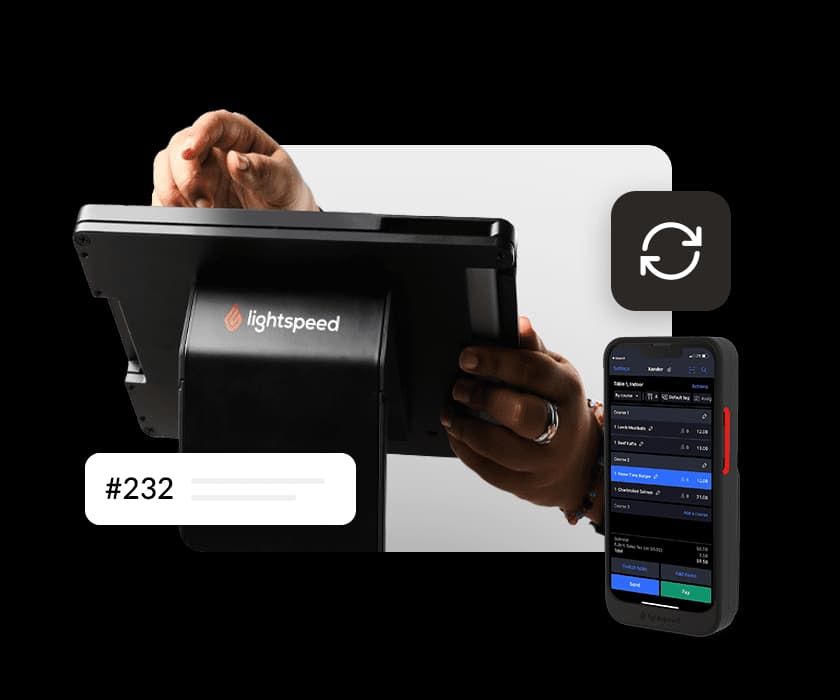 Lightspeed POS table side