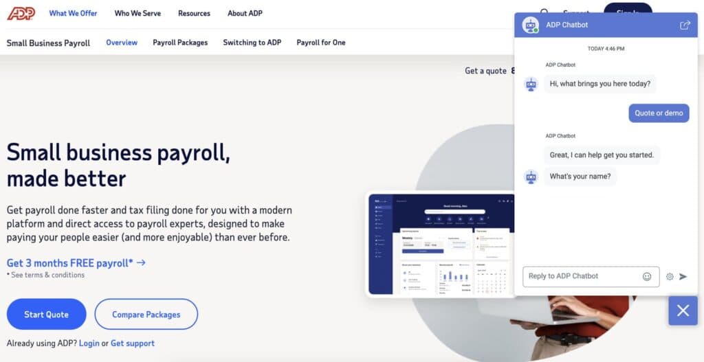 Chatbot ADP