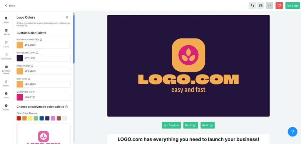 Custom your logo