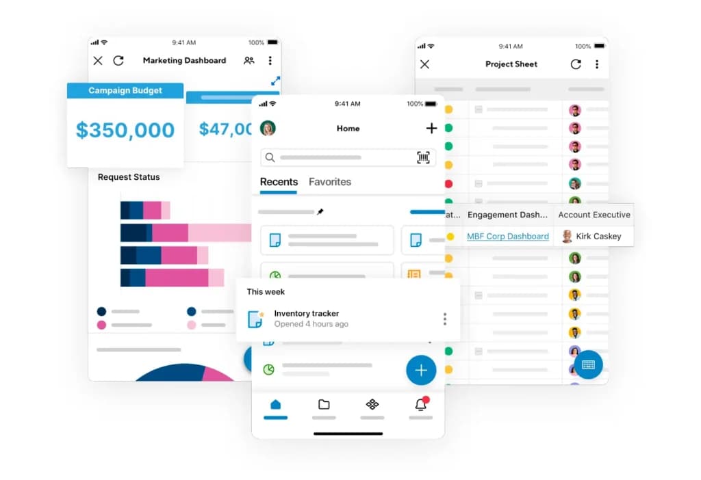 Smartsheet Mobile App