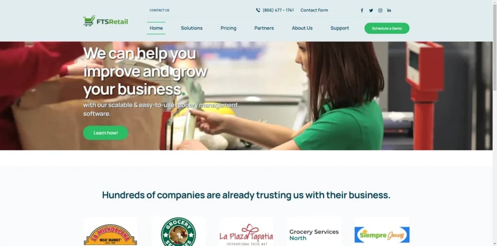 FTSRetail HOmepage