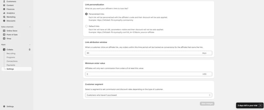 Shopify Links