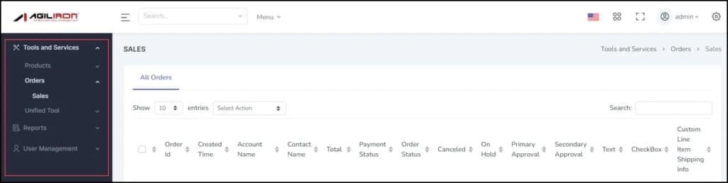 Agiliron POS e-commerce