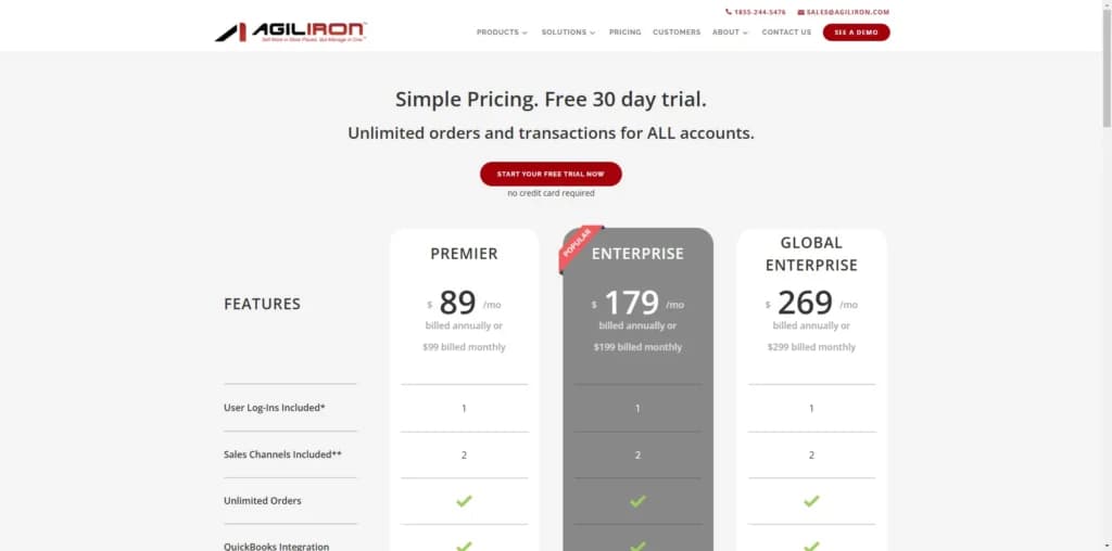 Agiliron Price