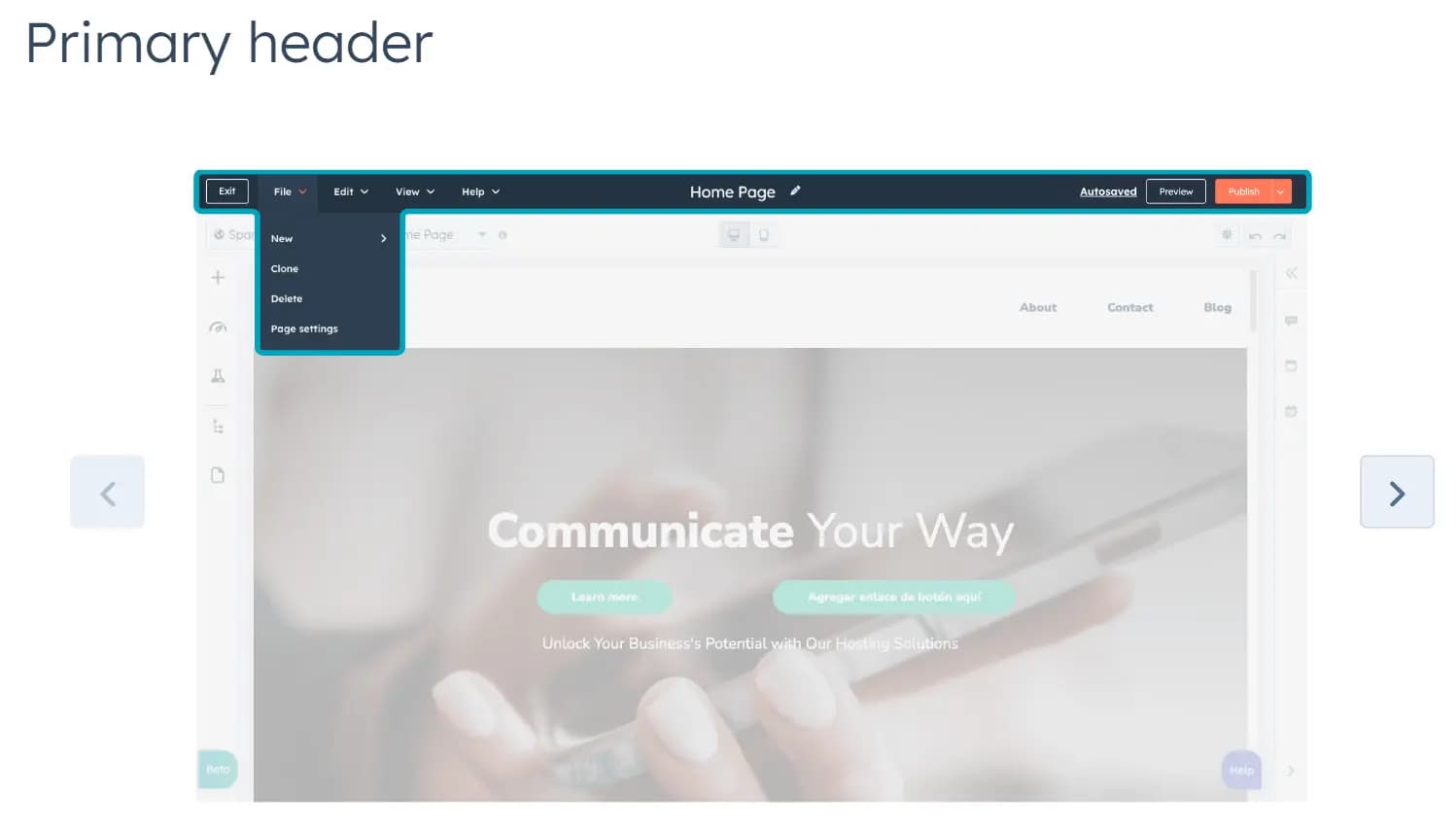 Hubspot Image Primary Header