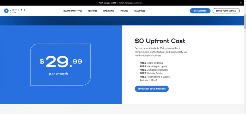 skytab Price