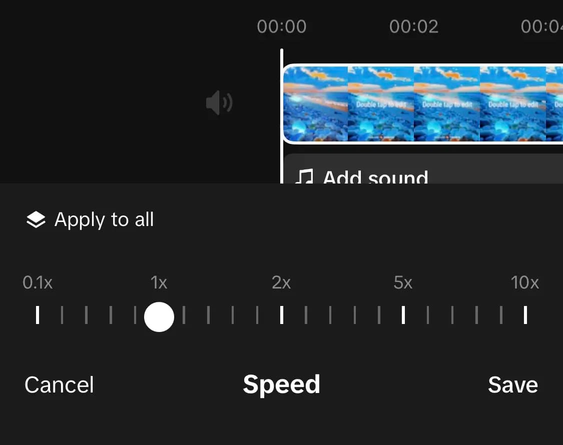 speed adjustmentstiktok