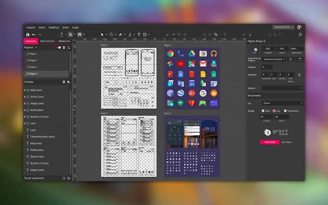 Gravit graphic design tool