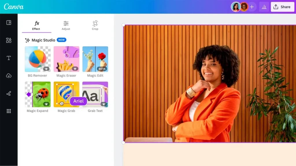 Canva Magic Grab