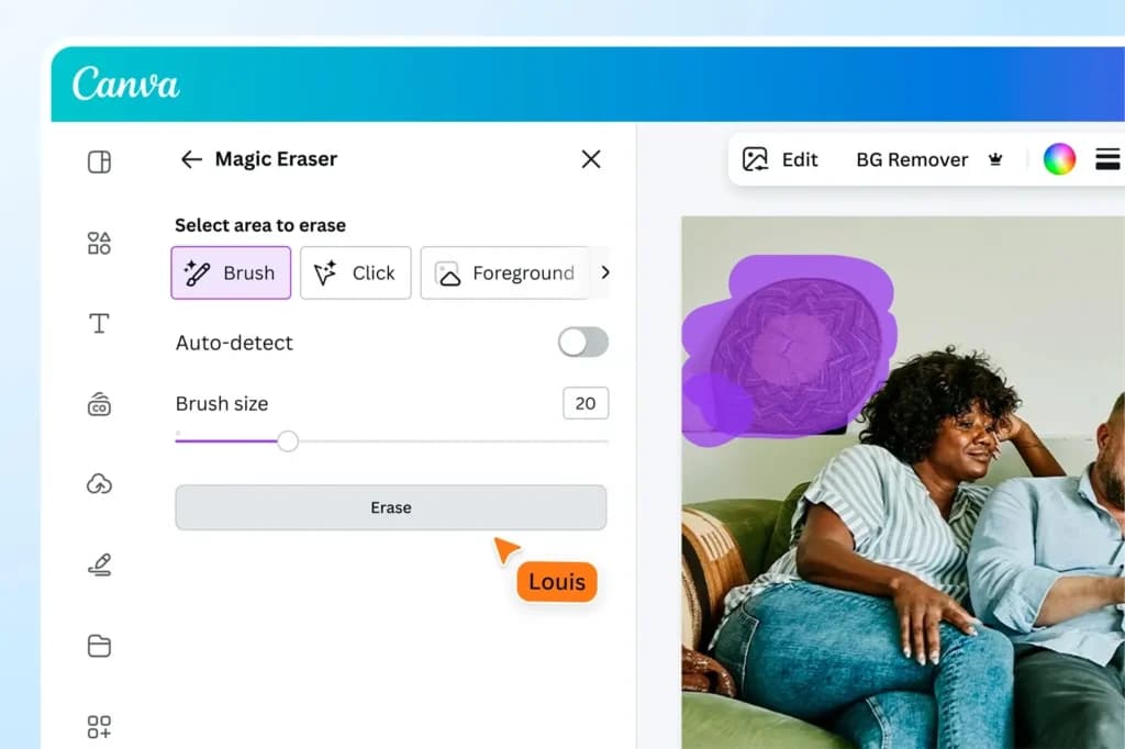 Canva Magic Eraser