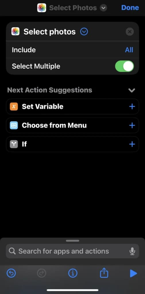 Combine Images option