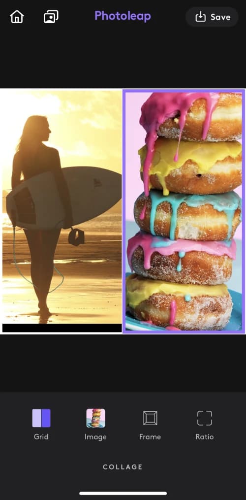 Photo Leap Collage editor