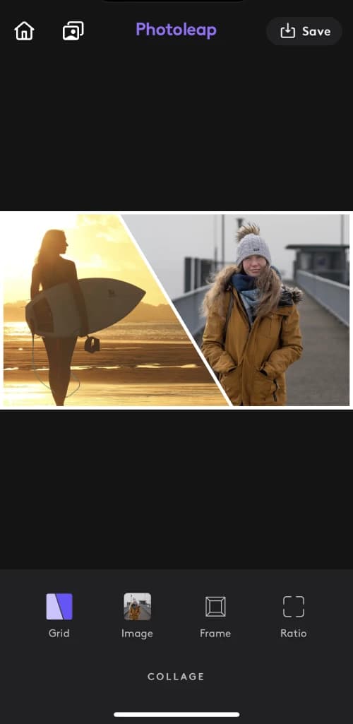 PhotoLeap Editor Grid Options