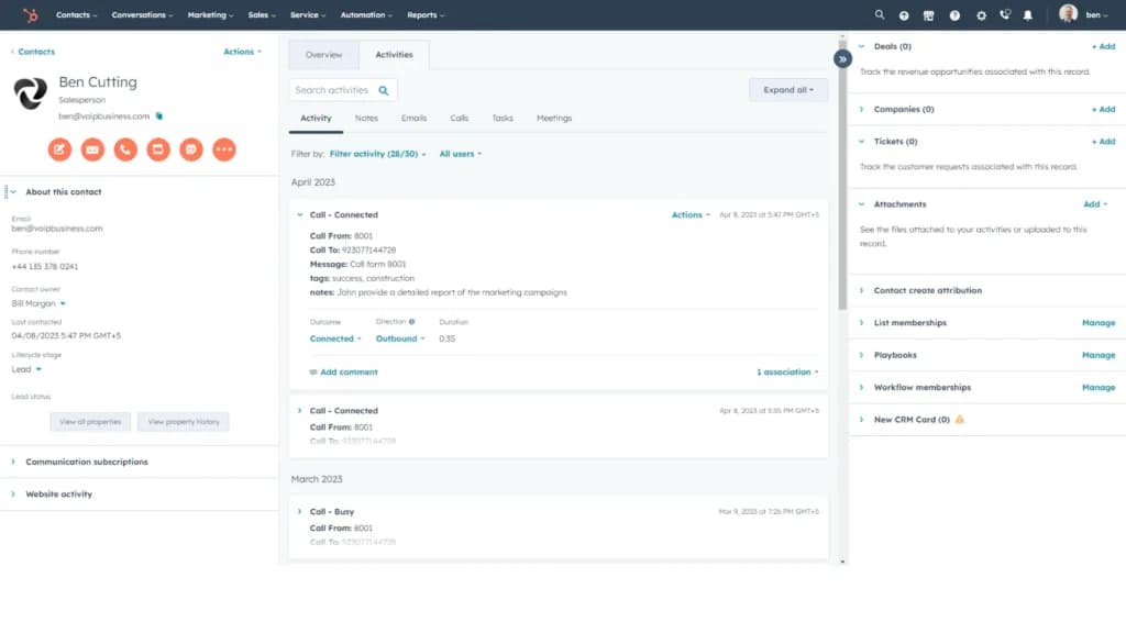 integration hubspot