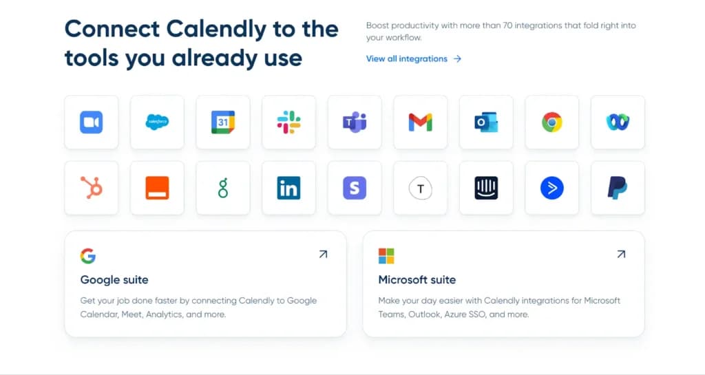 calendly connect tools