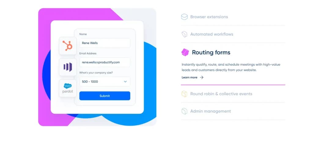 calendly routing forms