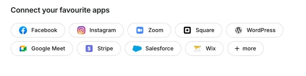 Setmore Integrations