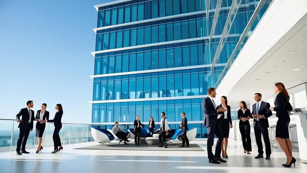 Corporation business looks like