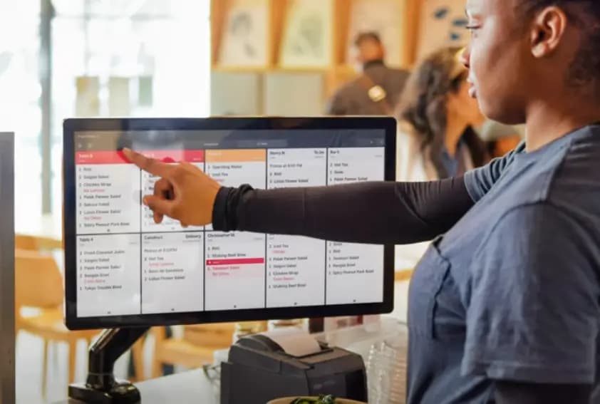 square kitchen display system