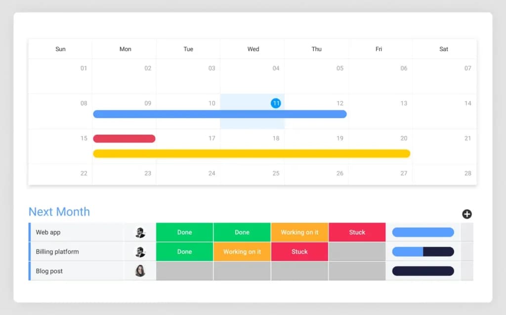 monday scheduling tool