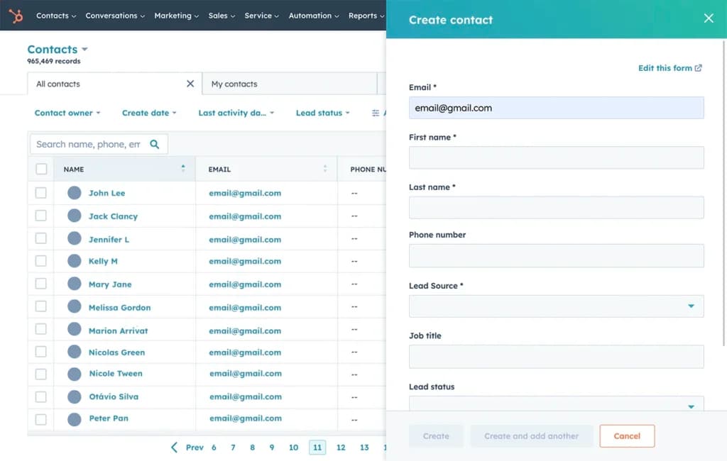 hubspot crm dashboard