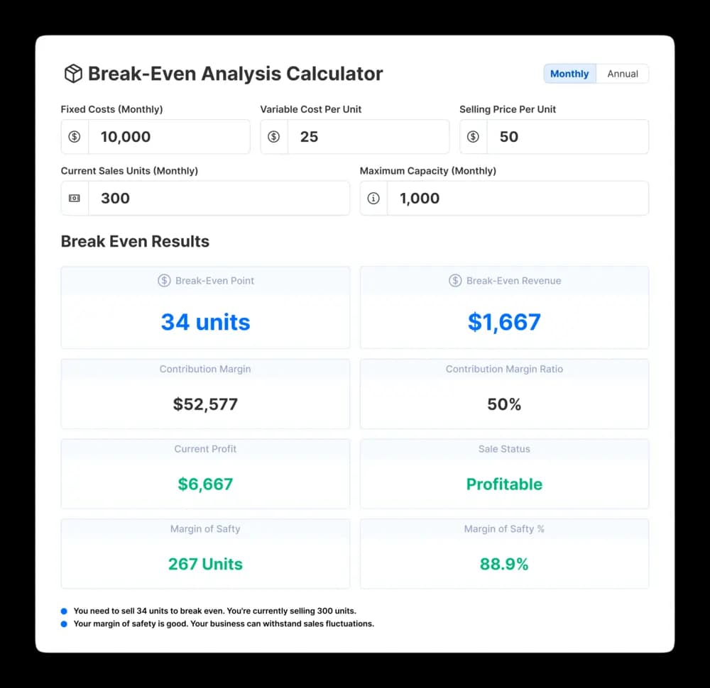 Calculator compact booster