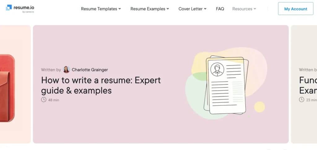 Resume.io - Blog