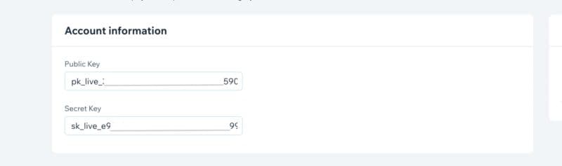 Wix Public Key integration for third party applications