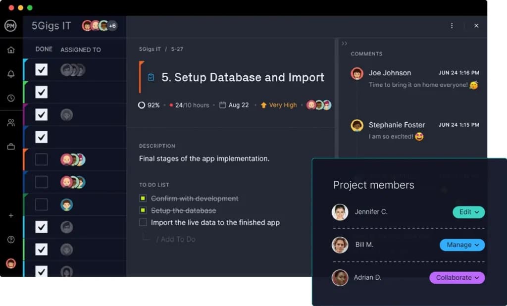 ProjectManager customize project