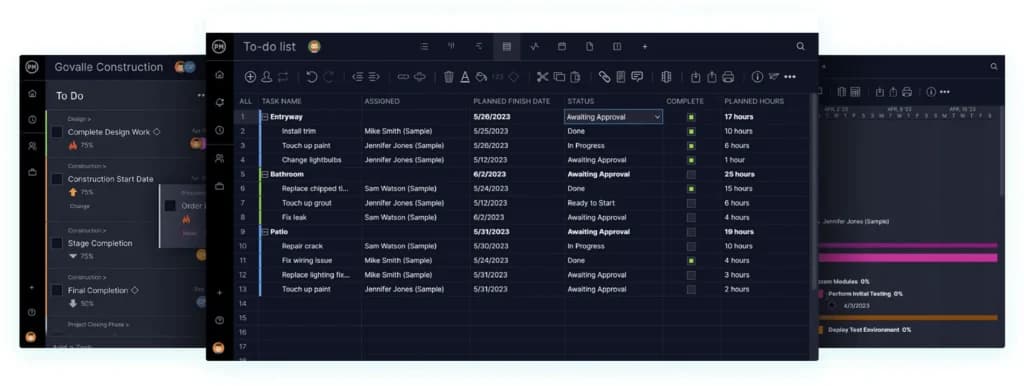 ProjectManager General Features