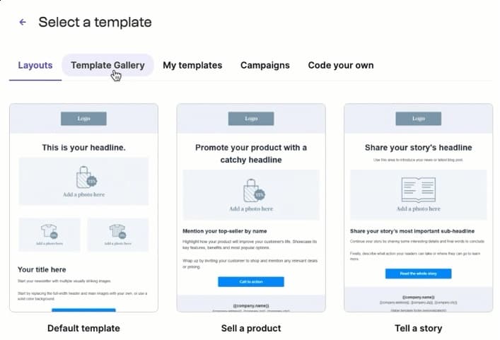 Brevo email templates