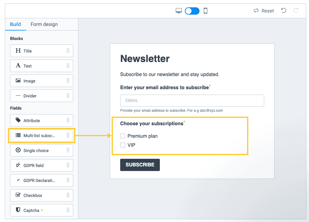 Brevo email lists