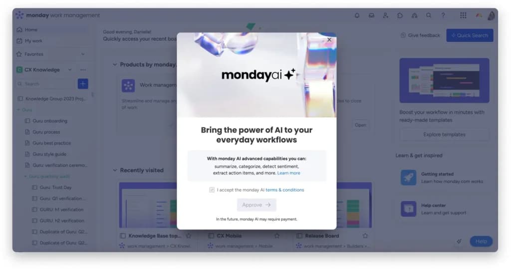Monday CRM AI-Powered Insights