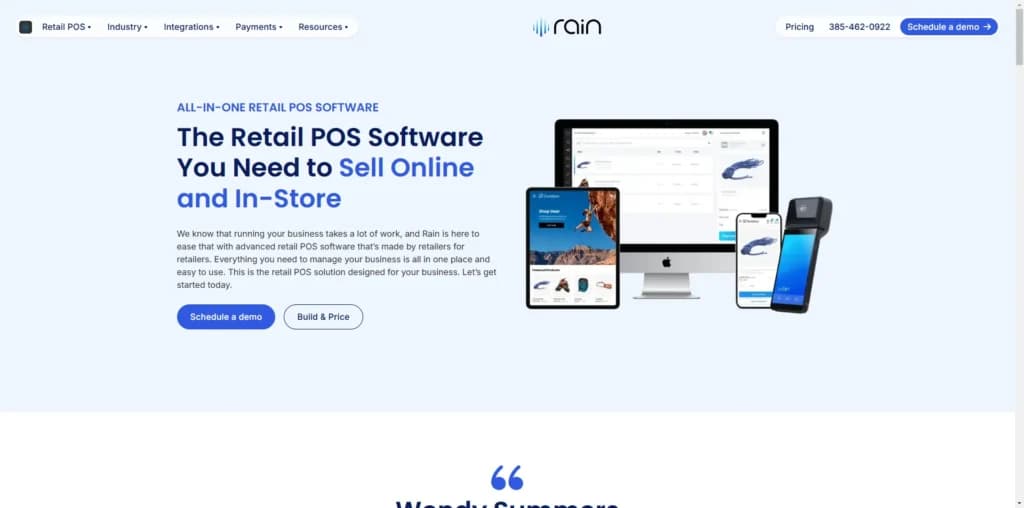 Rain Homepage