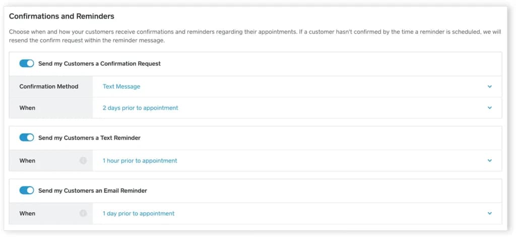 square Payment Reminders
