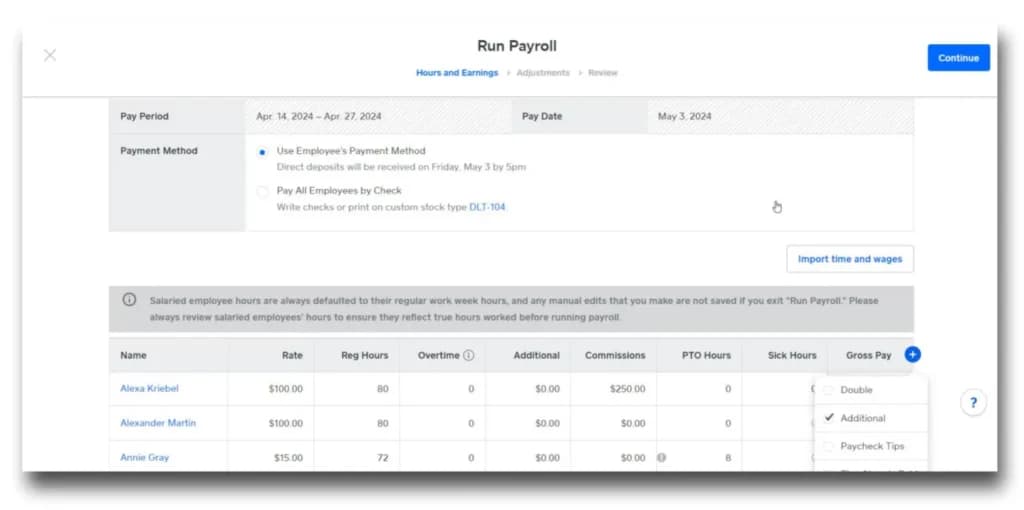 square Payroll Services for Businesses