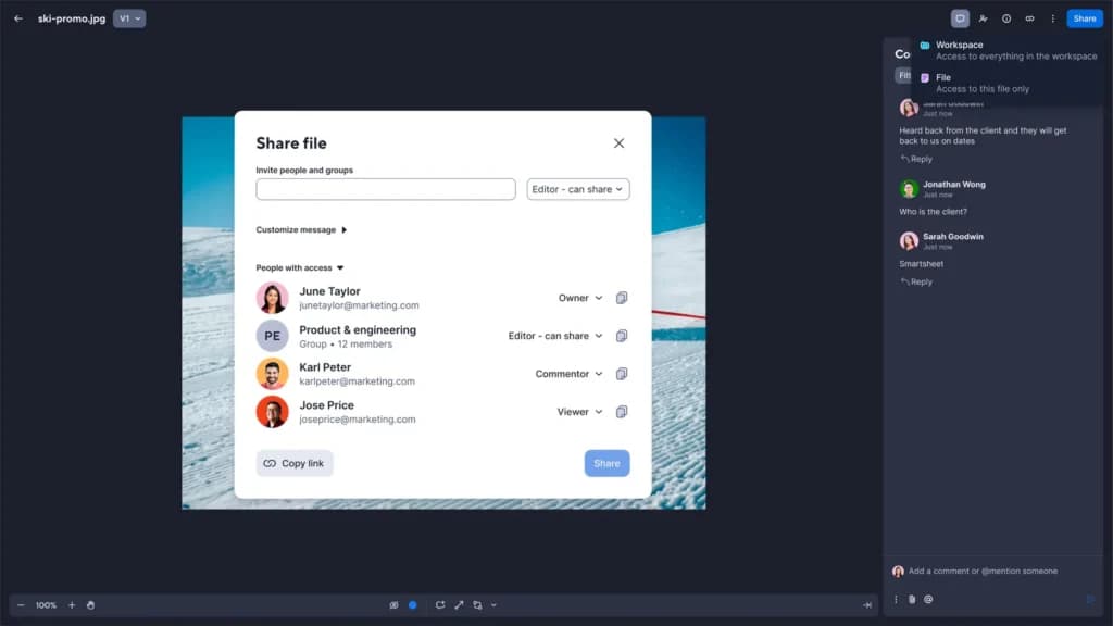Smartsheet Document Collaboration