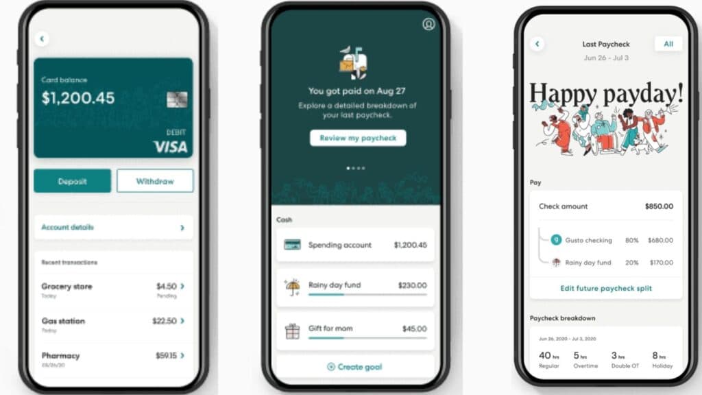 Gusto Wallet app