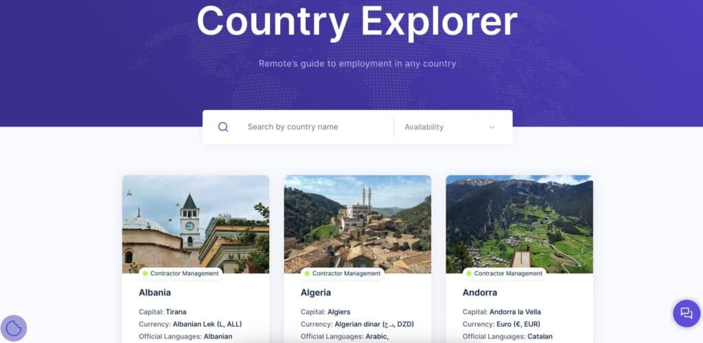 Country Explorer Remote