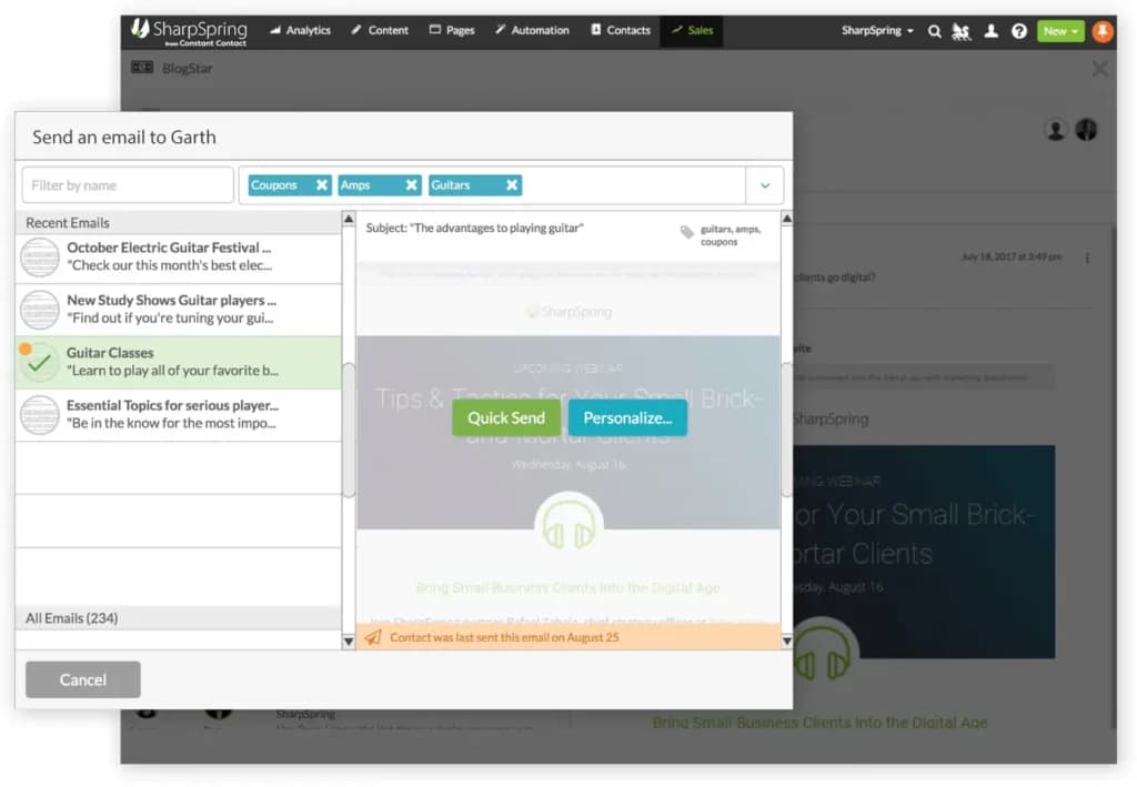 sharespring Email Marketing Automation