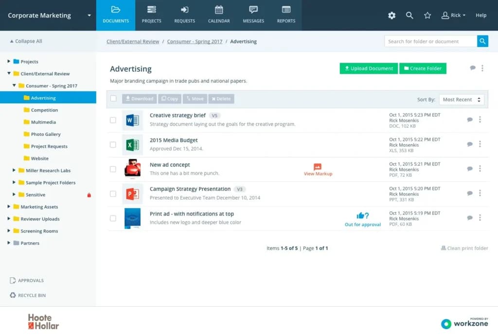 Workzone File Sharing & Document Management