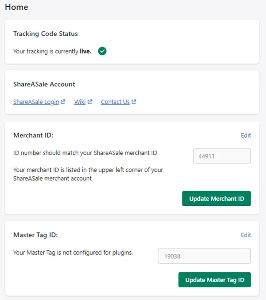 Shareasalettacking